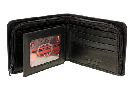 wallet with zipper compartment men.